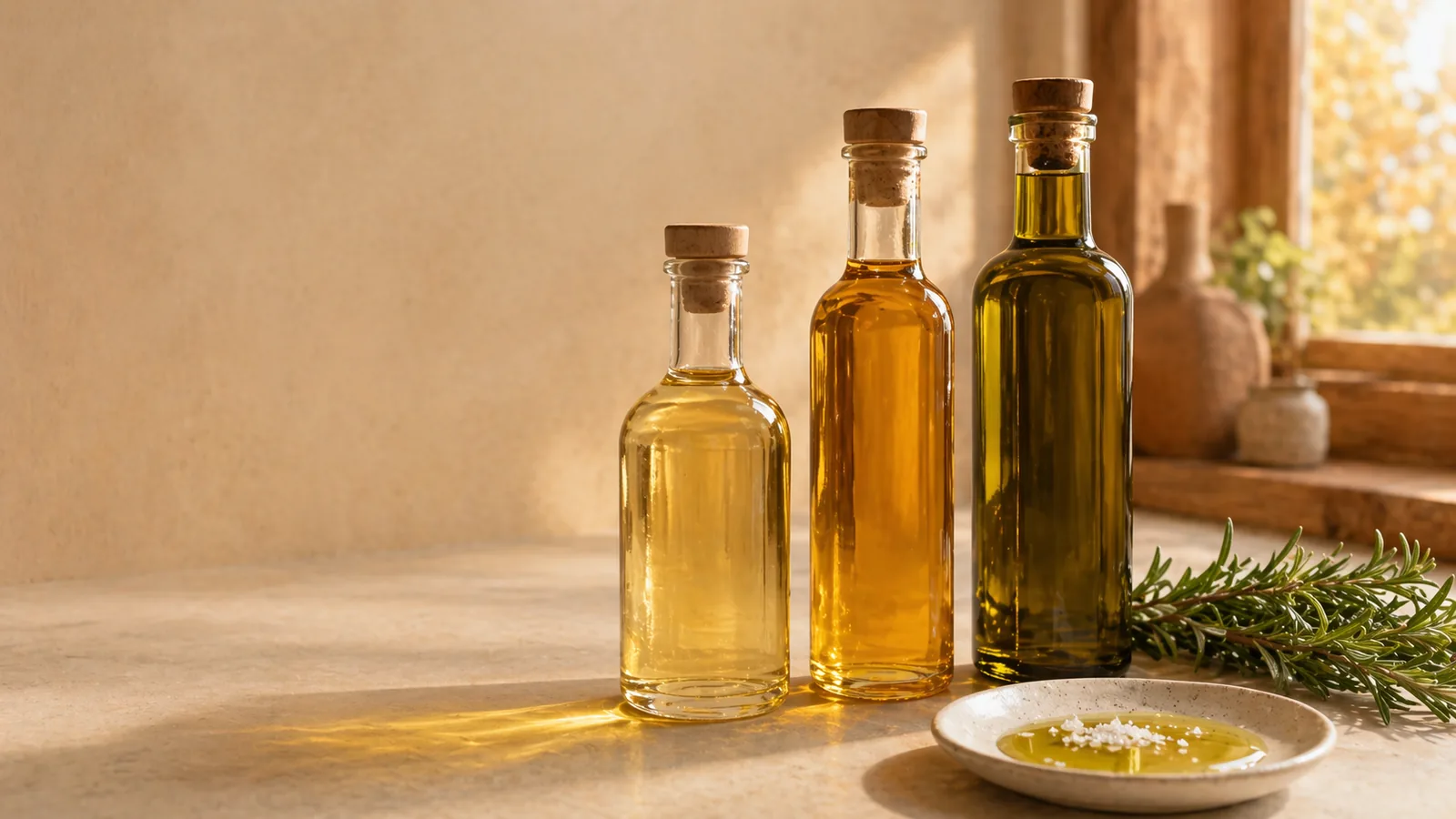 Guía completa de aceites: oliva, maravilla, mezcla y sus usos en cocina