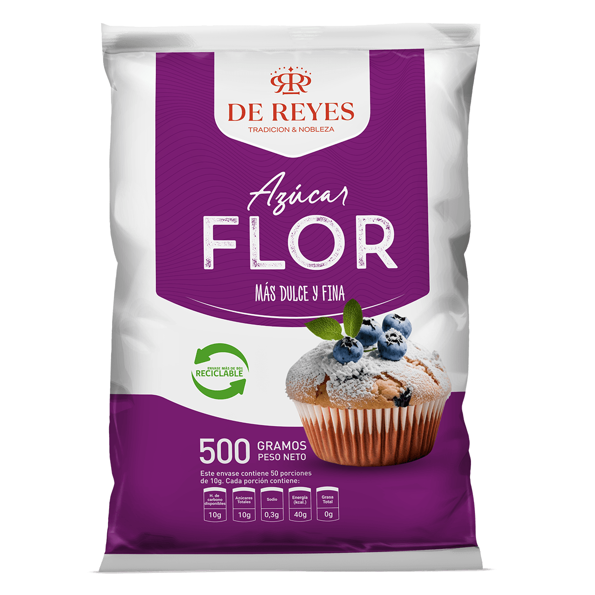 Azúcar Flor 500g - imagen 1