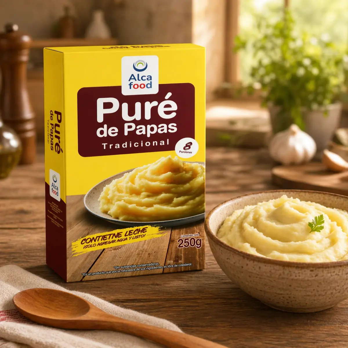 Puré de Papas Tradicional Alcafood 250g