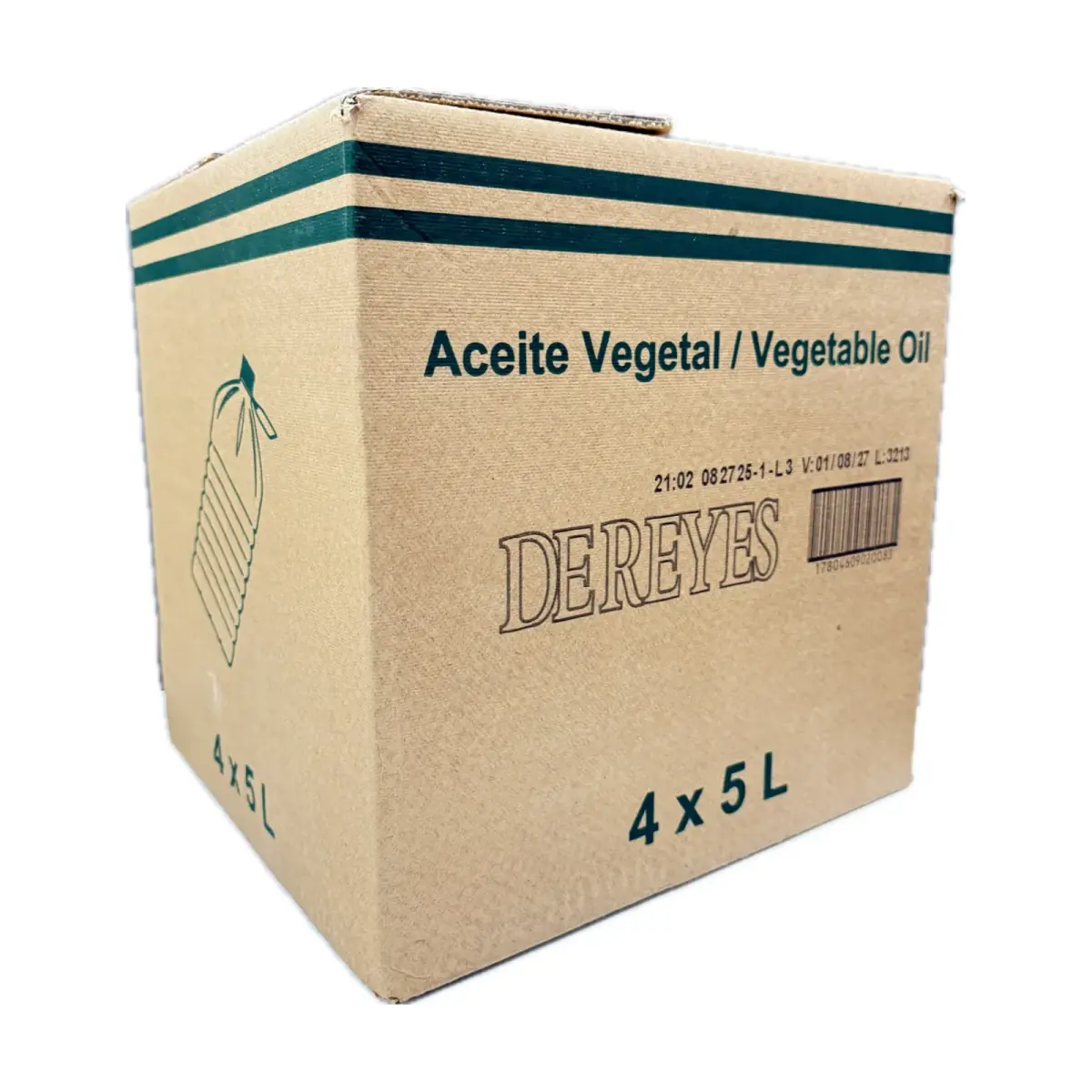 Aceite Vegetal 5lt — Caja 4 x 5 lt — aceites (detalle)