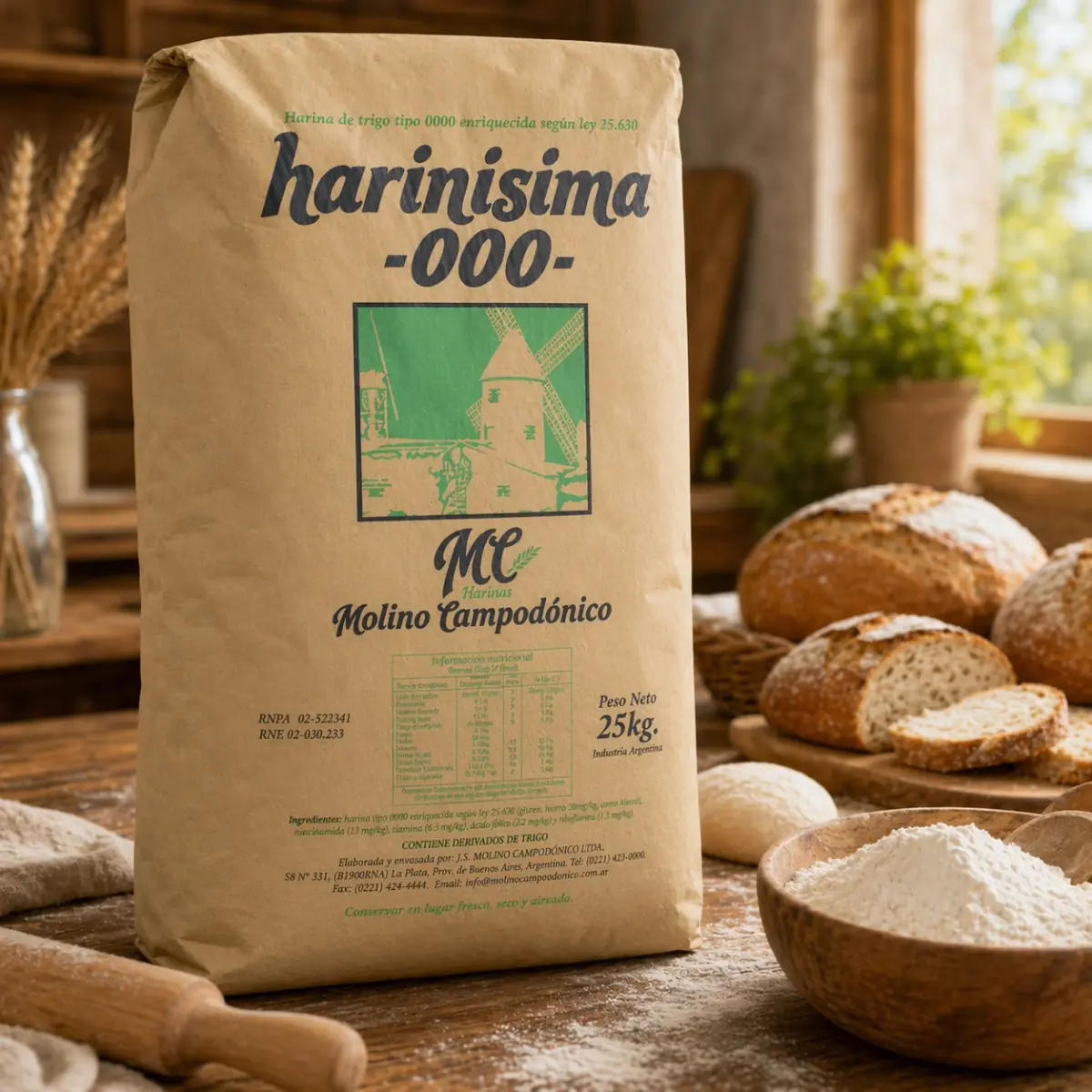Harina 0000 Saco 25kg
