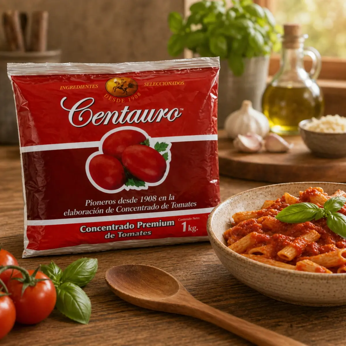 Concentrado Premium de Tomate Centauro 1kg