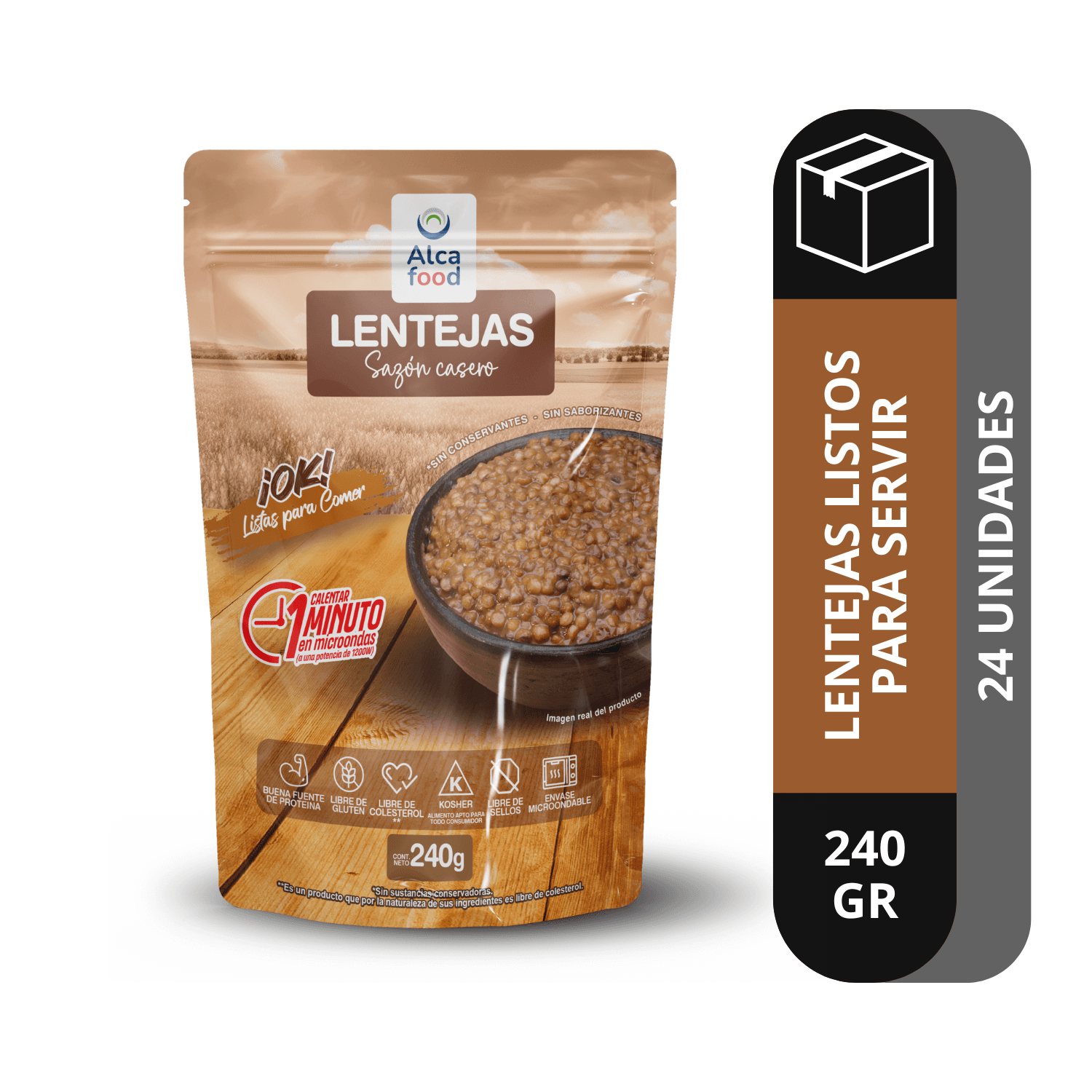 Lentejas Listas para Servir Alcafood 240g
