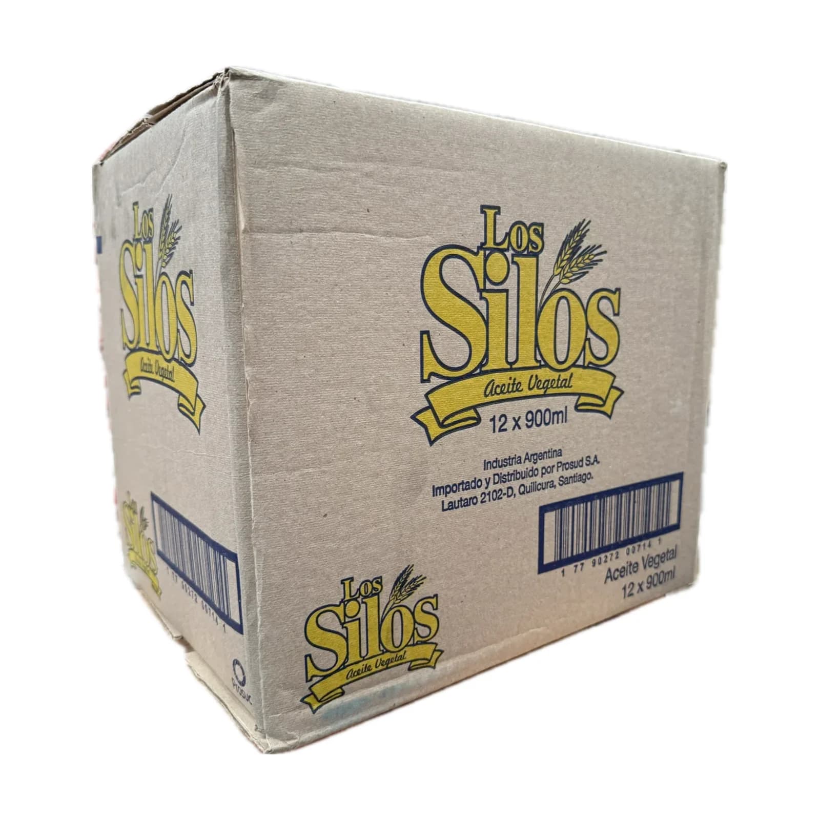 Aceite Los Silos Vegetal 900cc — Caja 12 x 900 cc — aceites (detalle)
