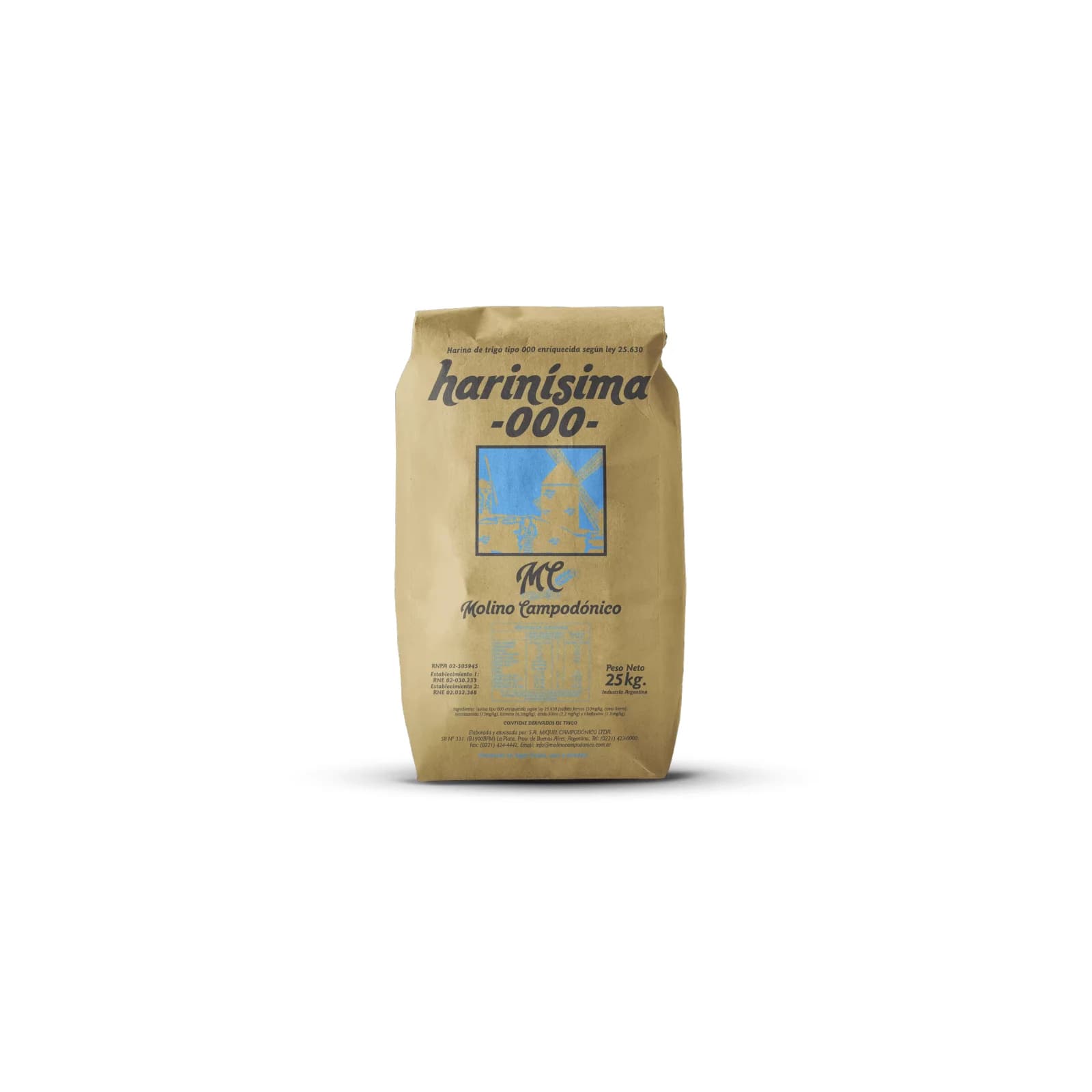 Harina 000 Saco 25kg — Saco 25 kg — harinas