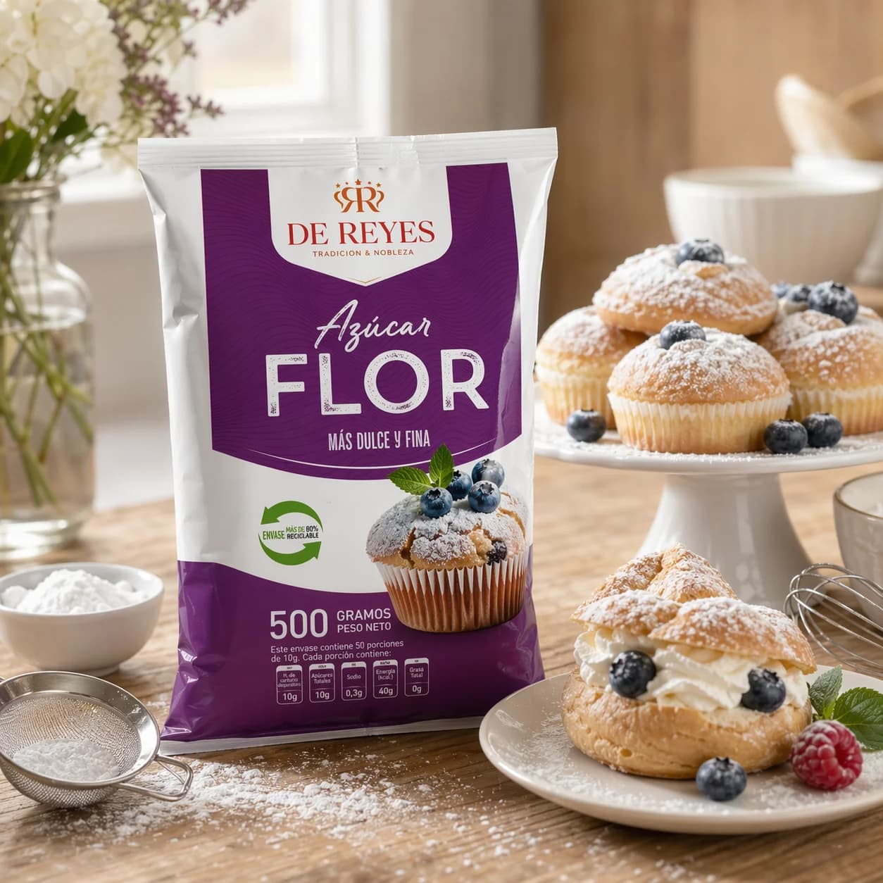 Azúcar Flor 500g - imagen 3